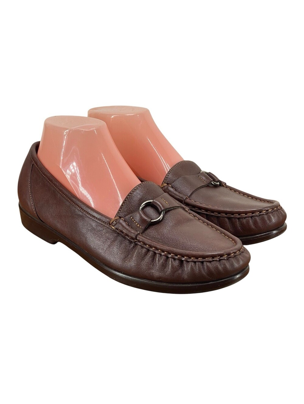 SAS Viva Loafers Women’s Size 10 W Brown Leather Slip On Comfort Shoes Tripad